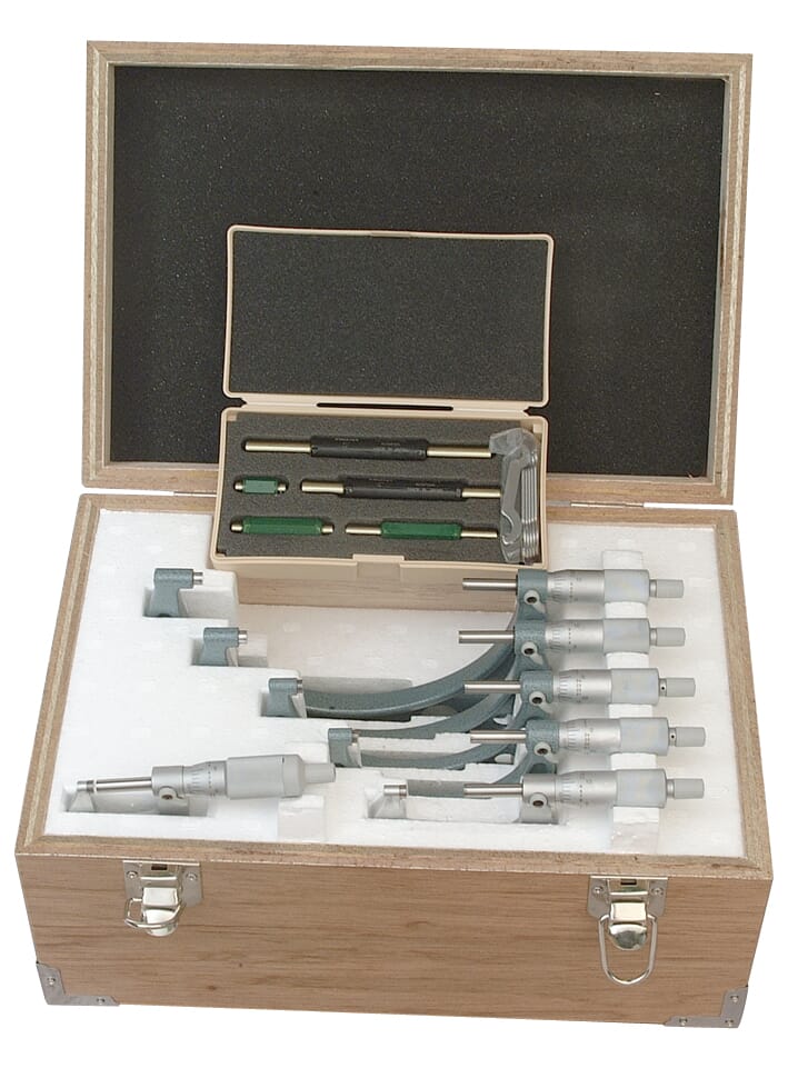 Mitutoyo Outside Micrometer 0-150mm Set of 6 Individuals