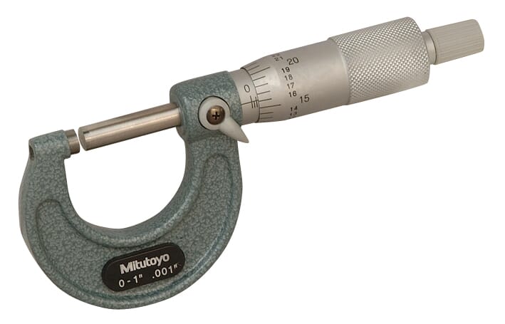 Mitutoyo Outside Micrometer 1-2" x .001"