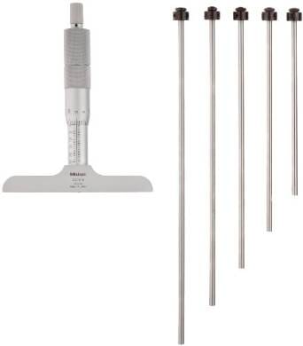 Mitutoyo Depth Micrometer 0-100mm x 100mm Base