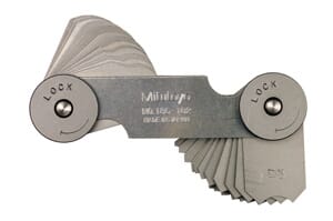 Mitutoyo Radius Gauge 1/32" - 17/64"