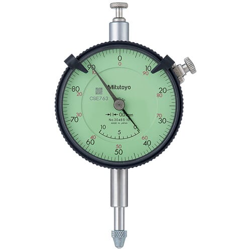 Mitutoyo Dial Indicator 10mm x 0.01mm with Adjustable Hand (Was 2048S-10)