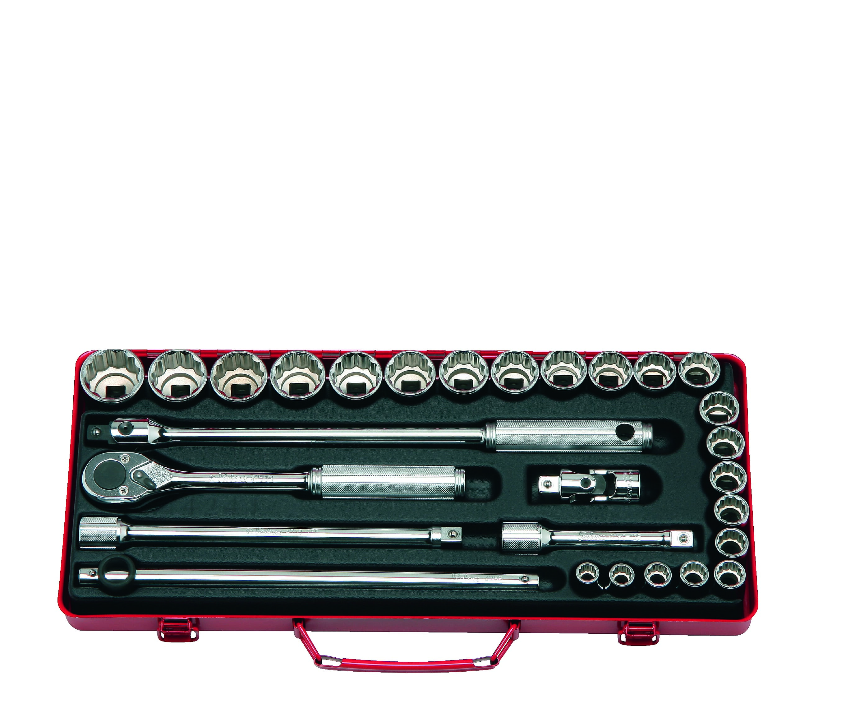 Koken 4241M Socket Set 12pt 28pc 1/2"Dr 10-32mm