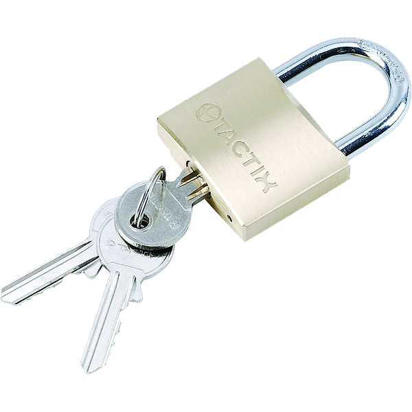 Tactix Padlock 40mm (1-5/8in) Brass