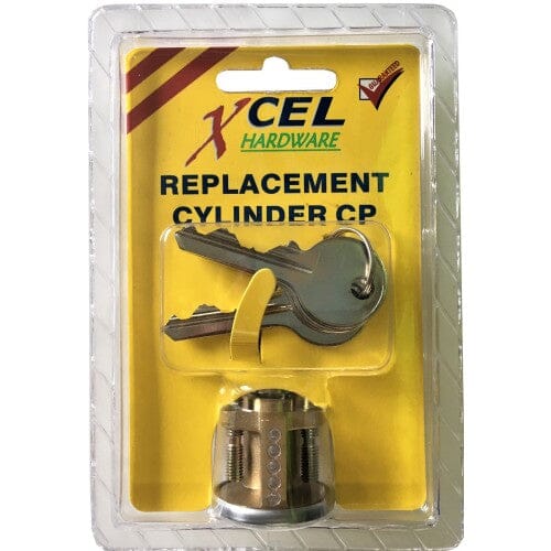 Xcel Spare Cylinder & Rose for Night Latch #555 S.S.