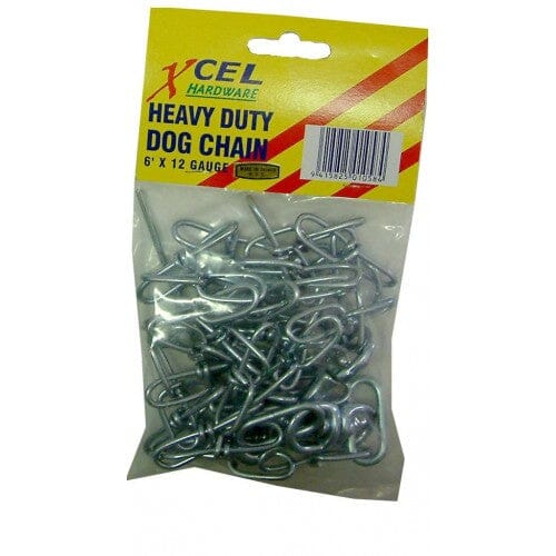 Xcel Dog Chain - Galvanised with Snap & Centre Swivel 1.8m x 2.7mm