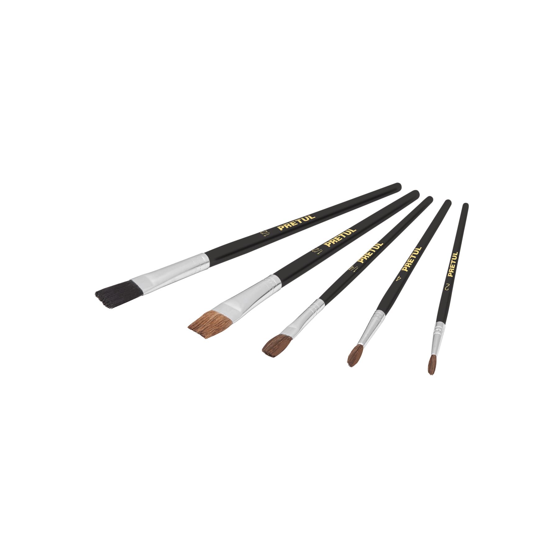 Truper Artist Brush Set 5pce