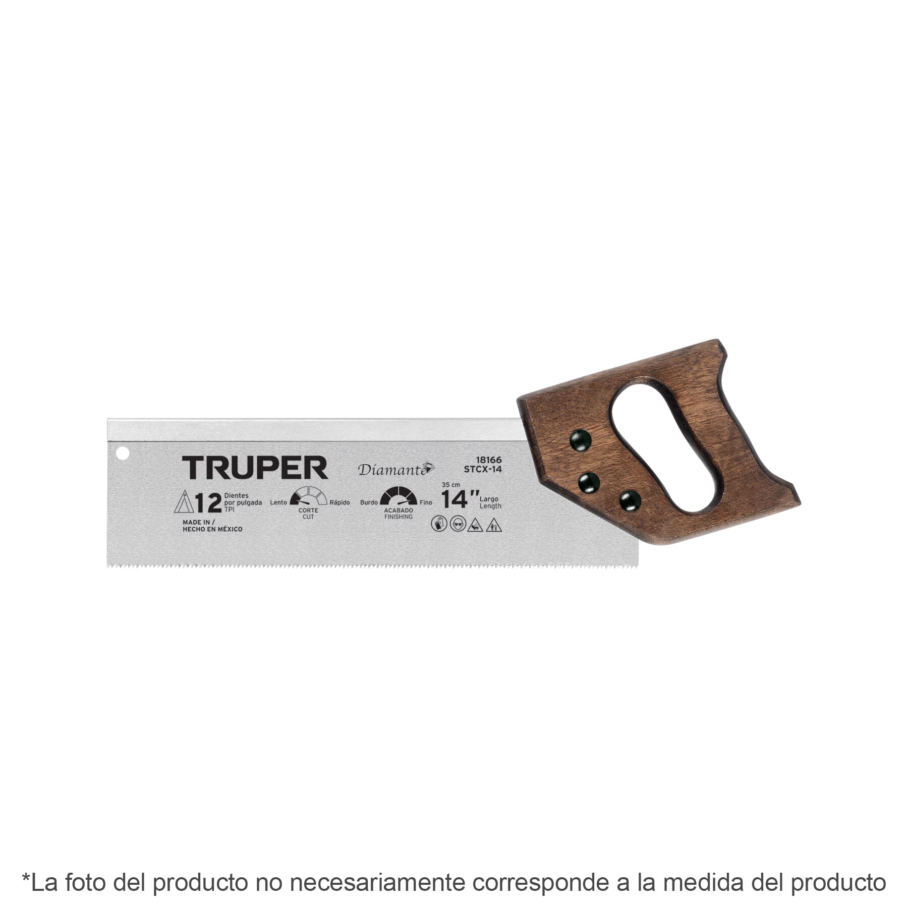 Truper Back Tenon Saw 300mm