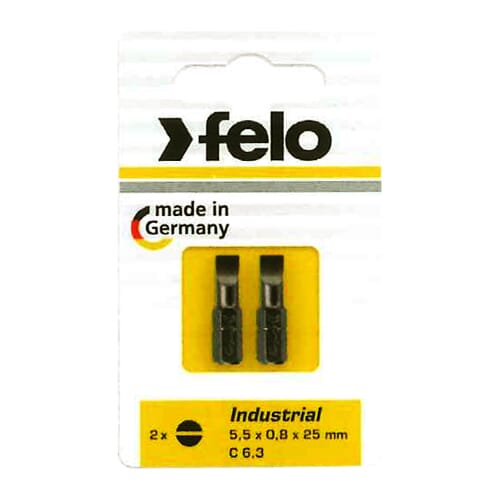 Felo 022 Screwdriver Bit Phillips #1 x 25mm Card/2