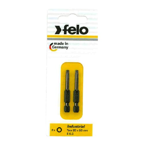 Felo 022 Screwdriver Bit Phillips #2 x 25mm Card/2