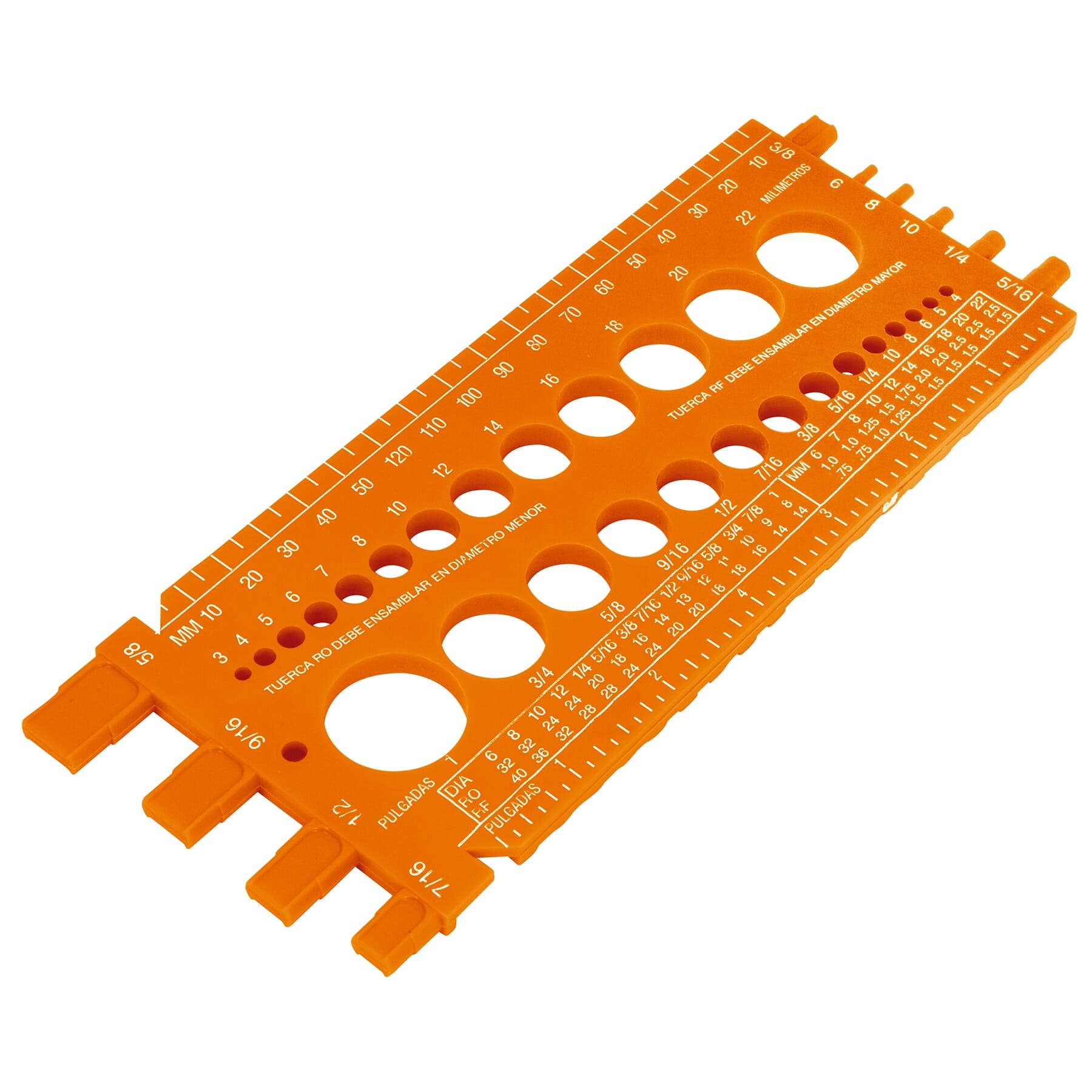 Truper Bolt Gauge SAE & Metric