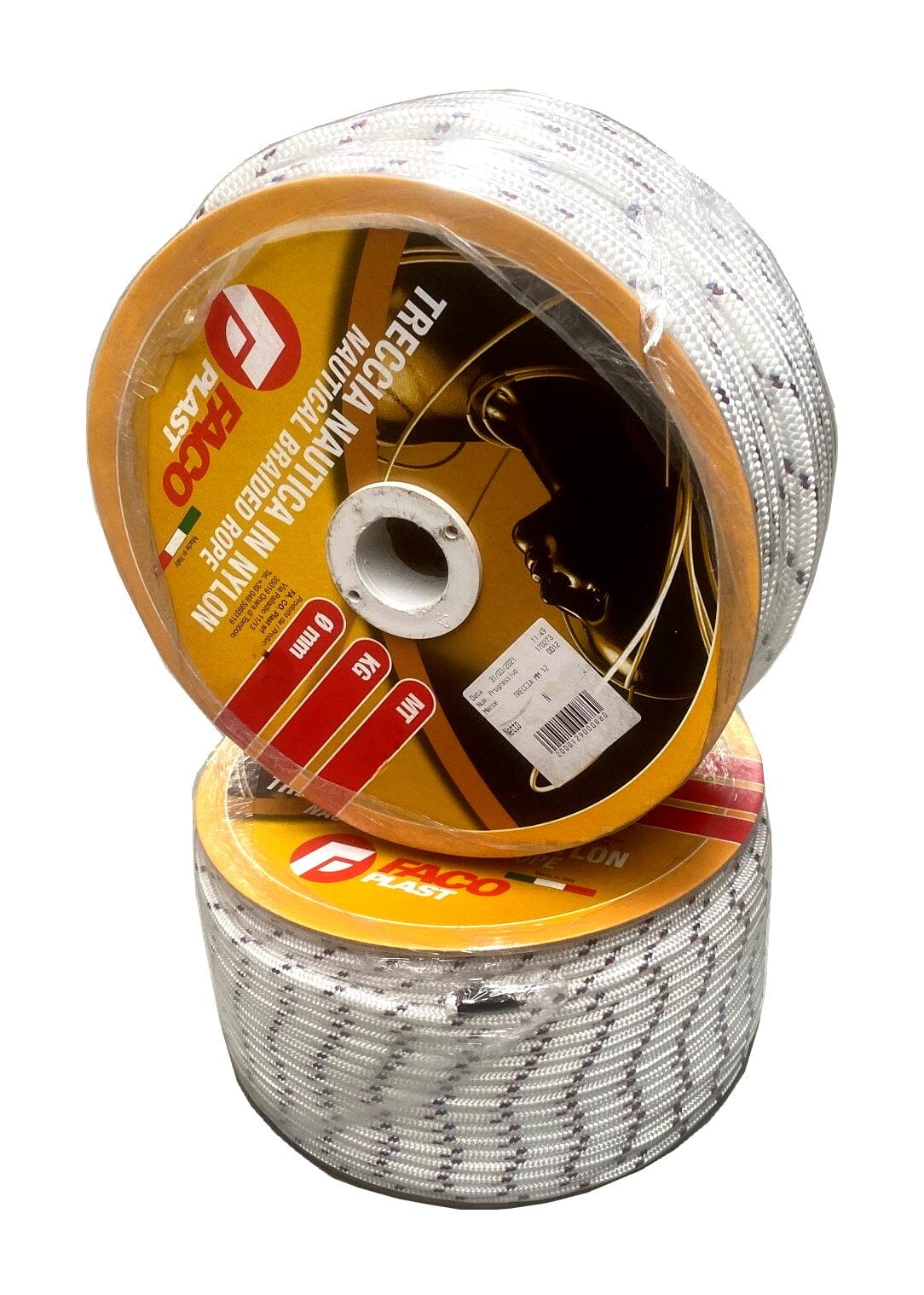 Faco Plast Rope - Braided Nylon/Polyester 150m Reel 8mm