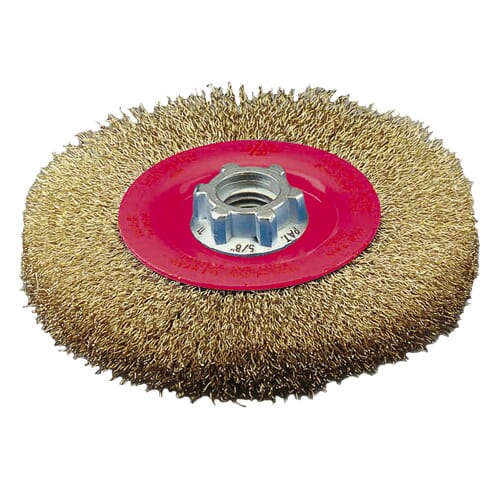 Jaz Wire Wheel High Speed 115mm x 25mm x 0.3mm - M14 x 2 - Coated Steel (BRUH-0115)