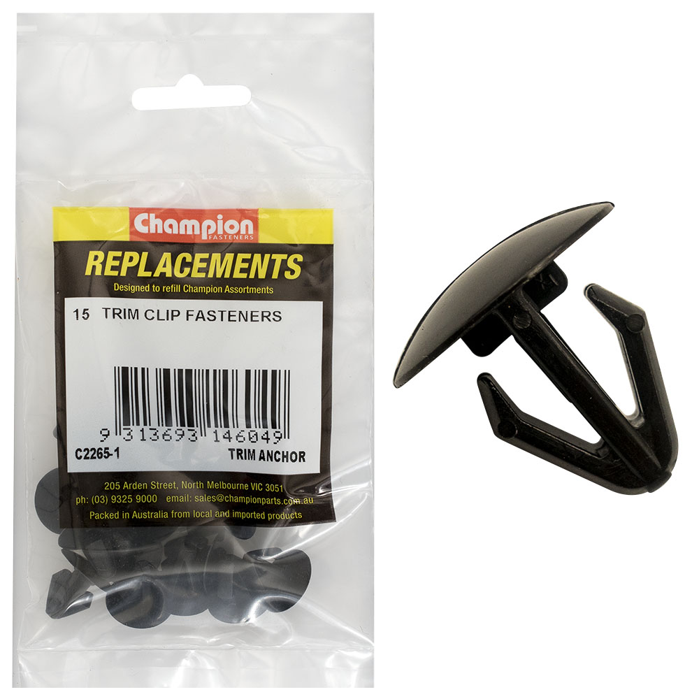Champion Trim Anchor Clip -15pk