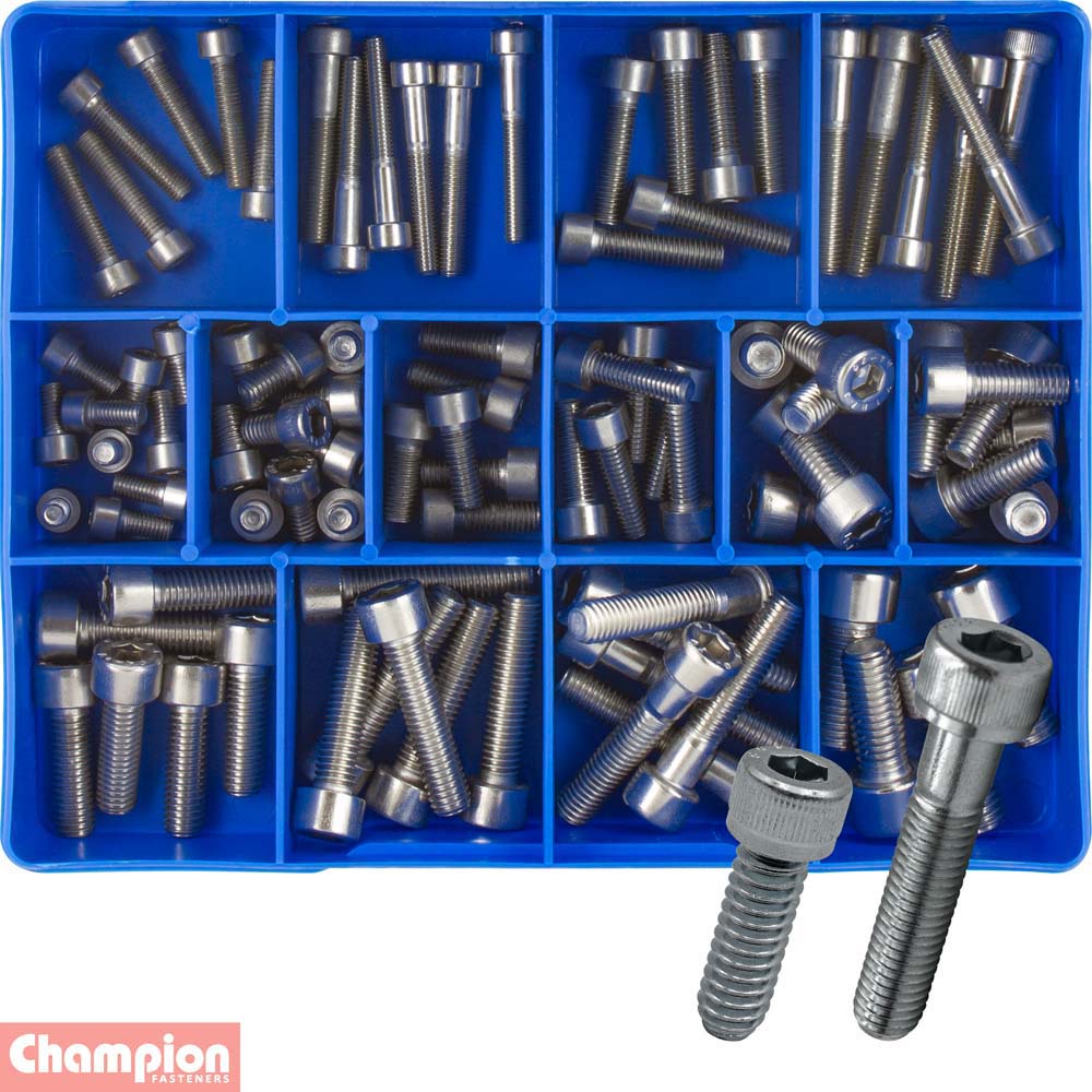 Champion 91pc Imperial Cap Screw Assortment 316/A4