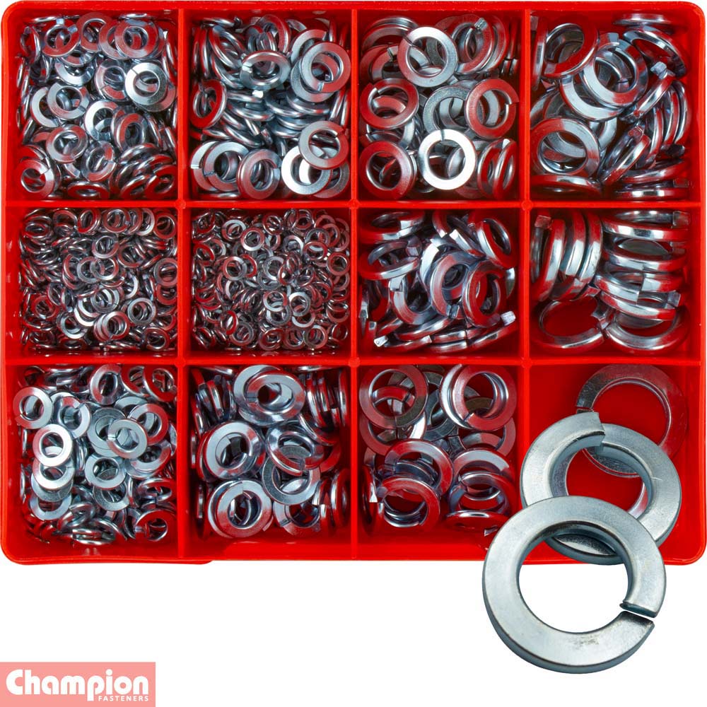Champion 933pc Metric/Imperial Spring Washer Assortment