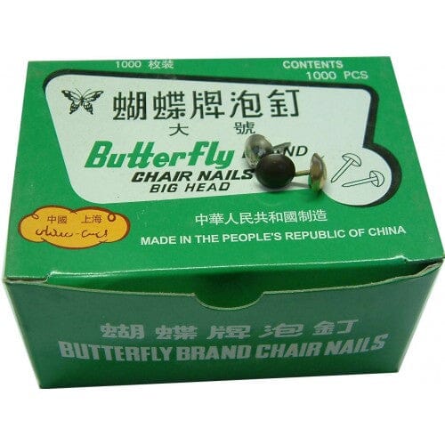 Xcel Chair Upholstery Nails 1000 Per Pack Chrome