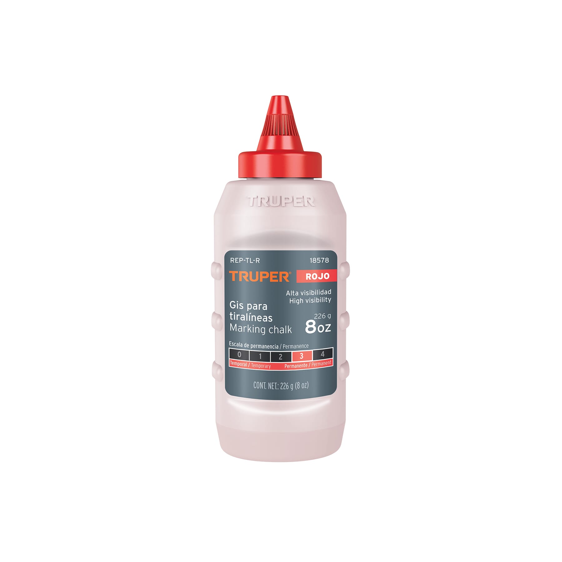 Truper Chalk Line Refill - Red 8oz