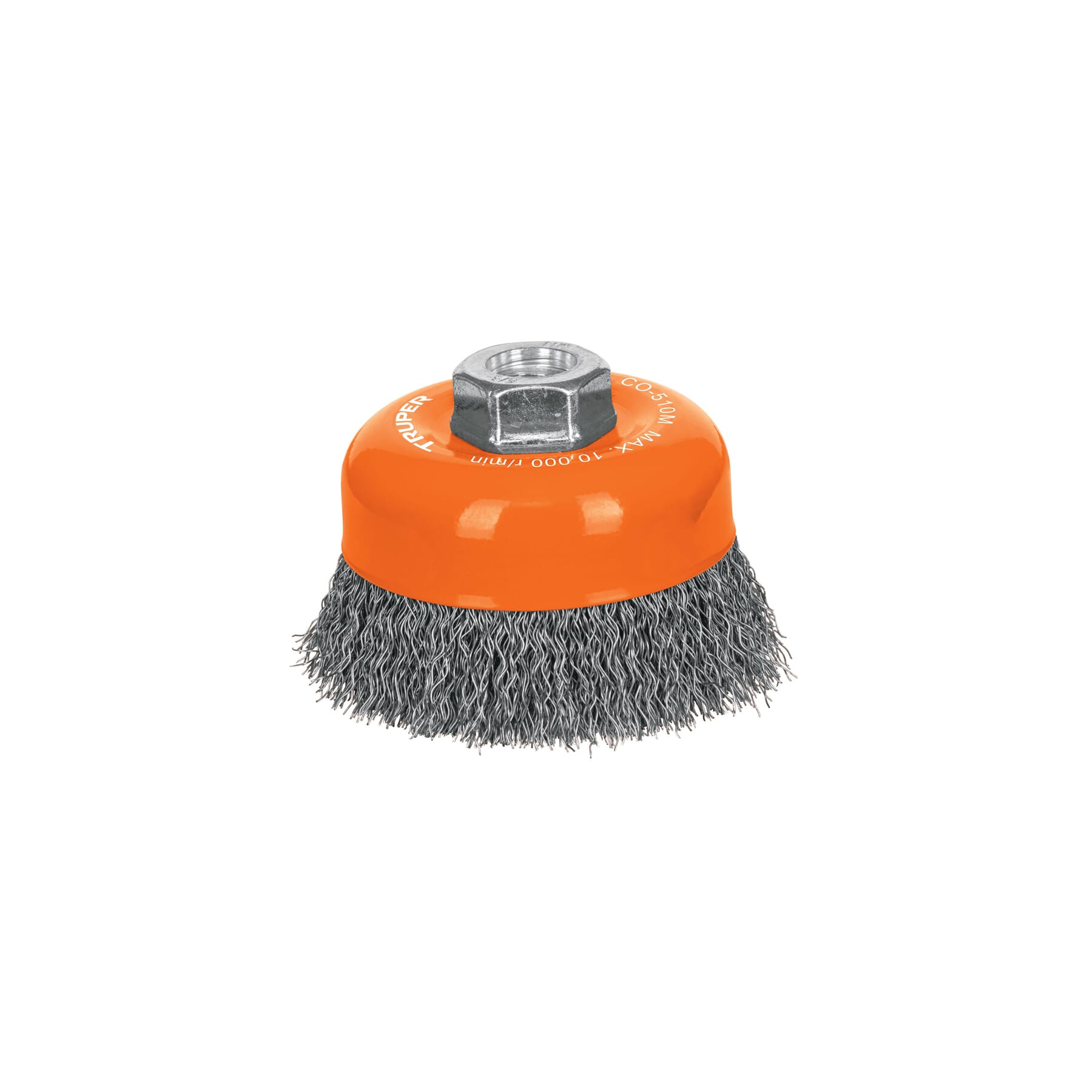 Truper Wire Cup Brush Crimped with 14mm Nut 100mm