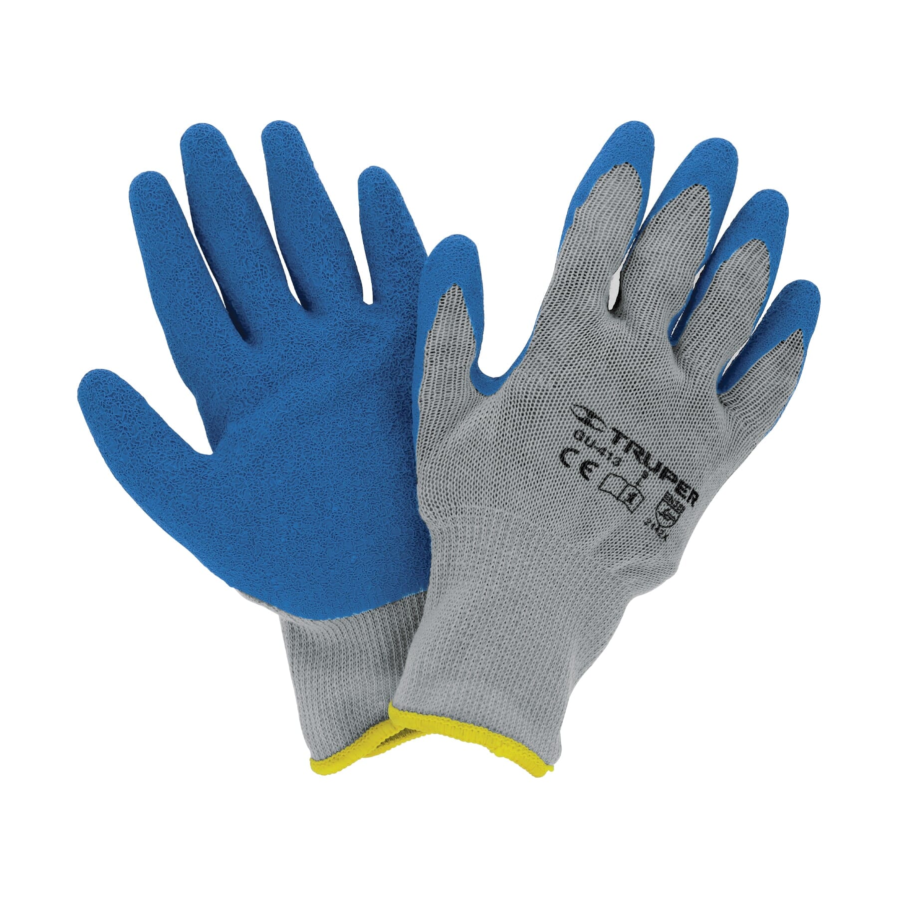 Truper Rubber Dipped Polyester Gloves Large