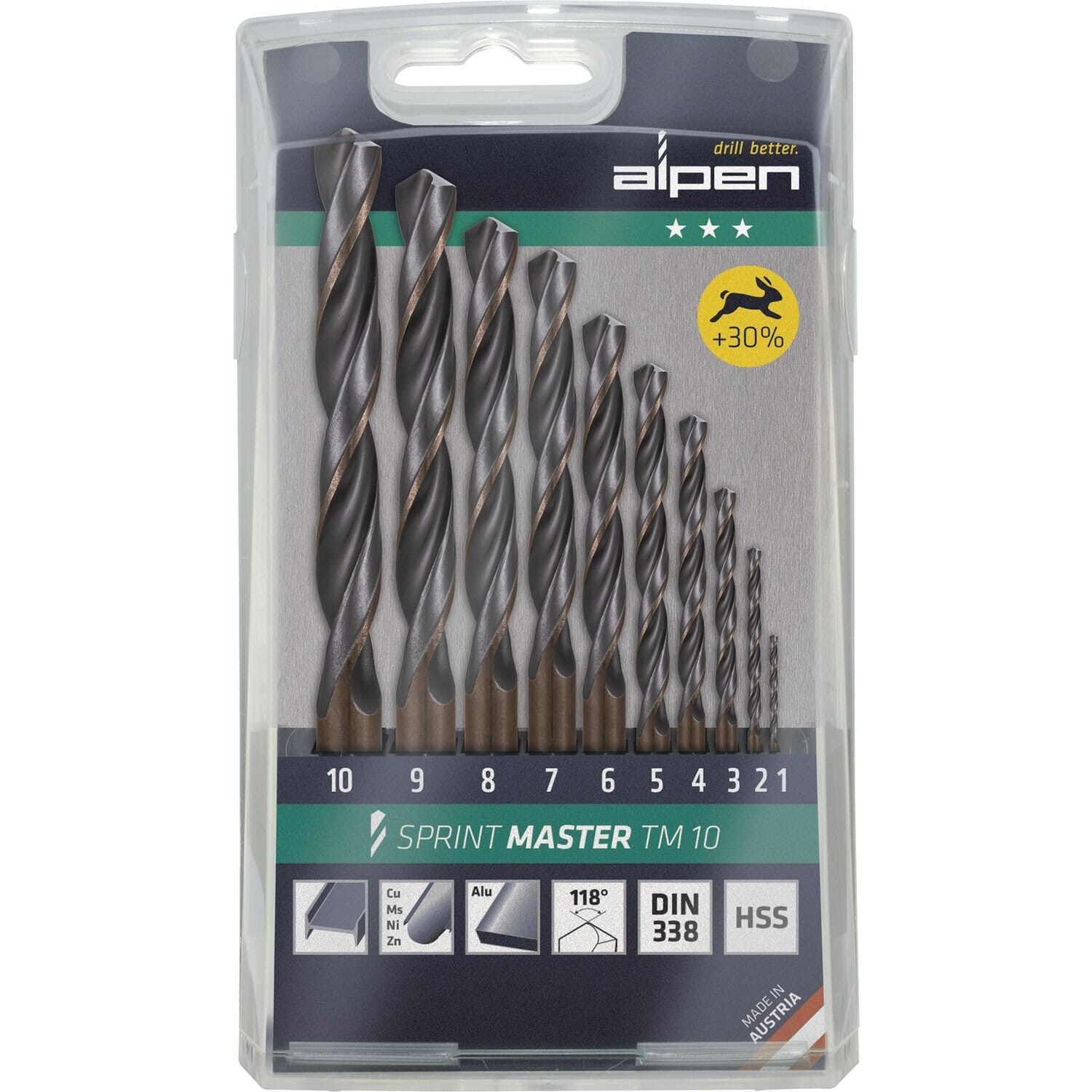 Alpen Set Sprint Master TM10 10-pcs.