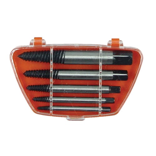 Worldwide HTEXS-C050 Screw Extractor Set 5pc (1/8"