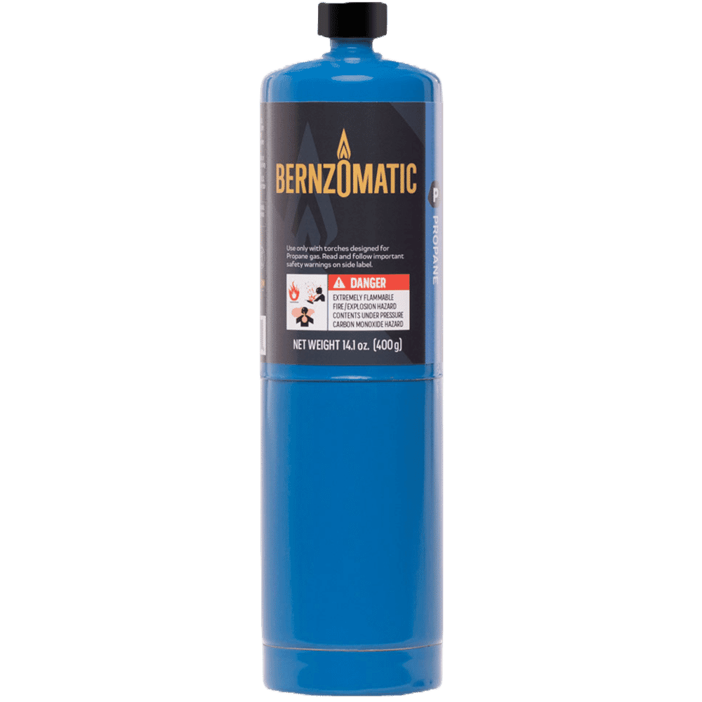 BernzOmatic TX9 Gas Cylinder Propane 400g (Blue Cylinder)