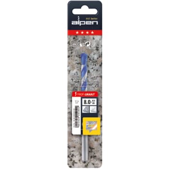 Alpen Series 257 Profi Granite Drill in Plastic Wallet ? 10.0