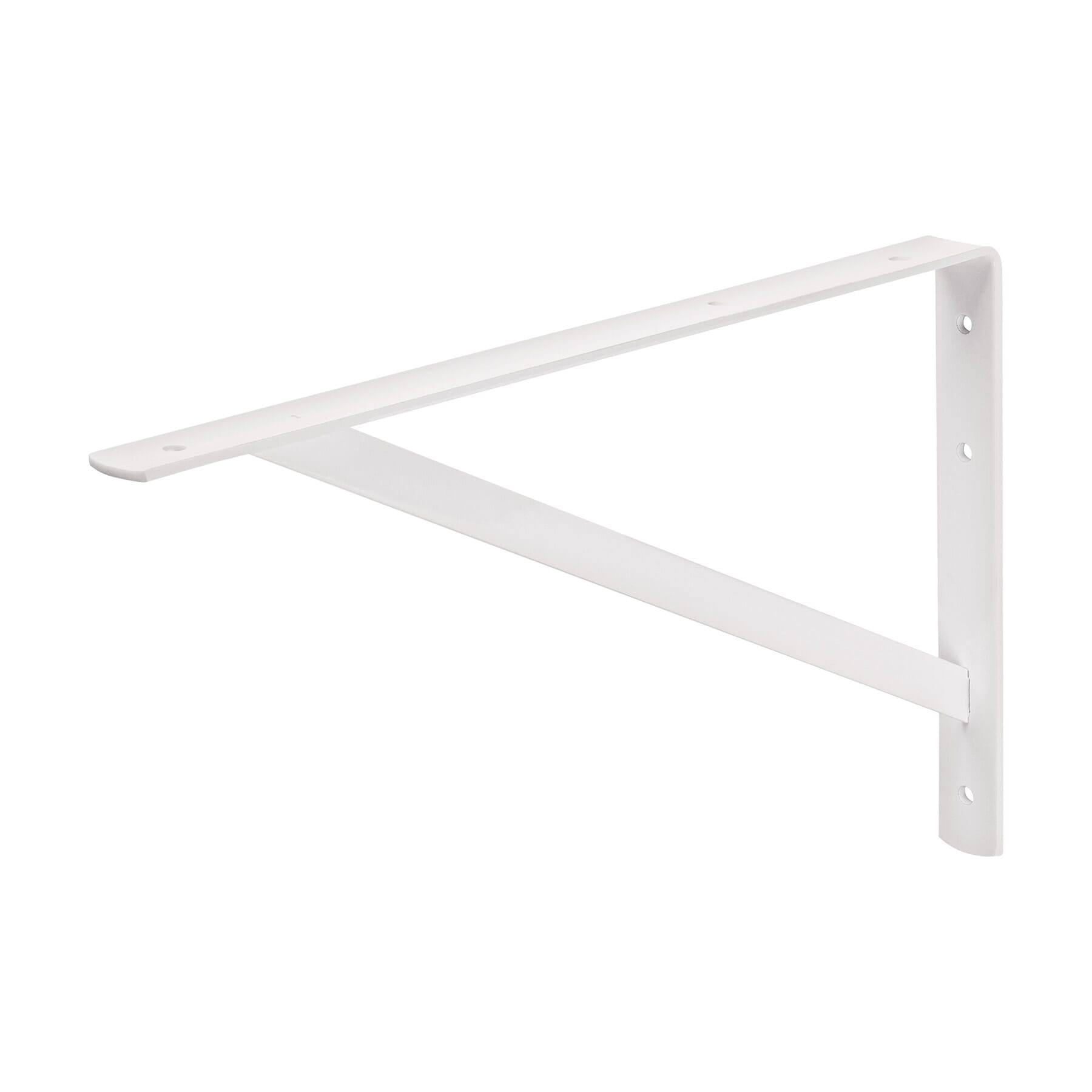Truper Shelf Bracket Heavy Duty Braced - White 250x400mm