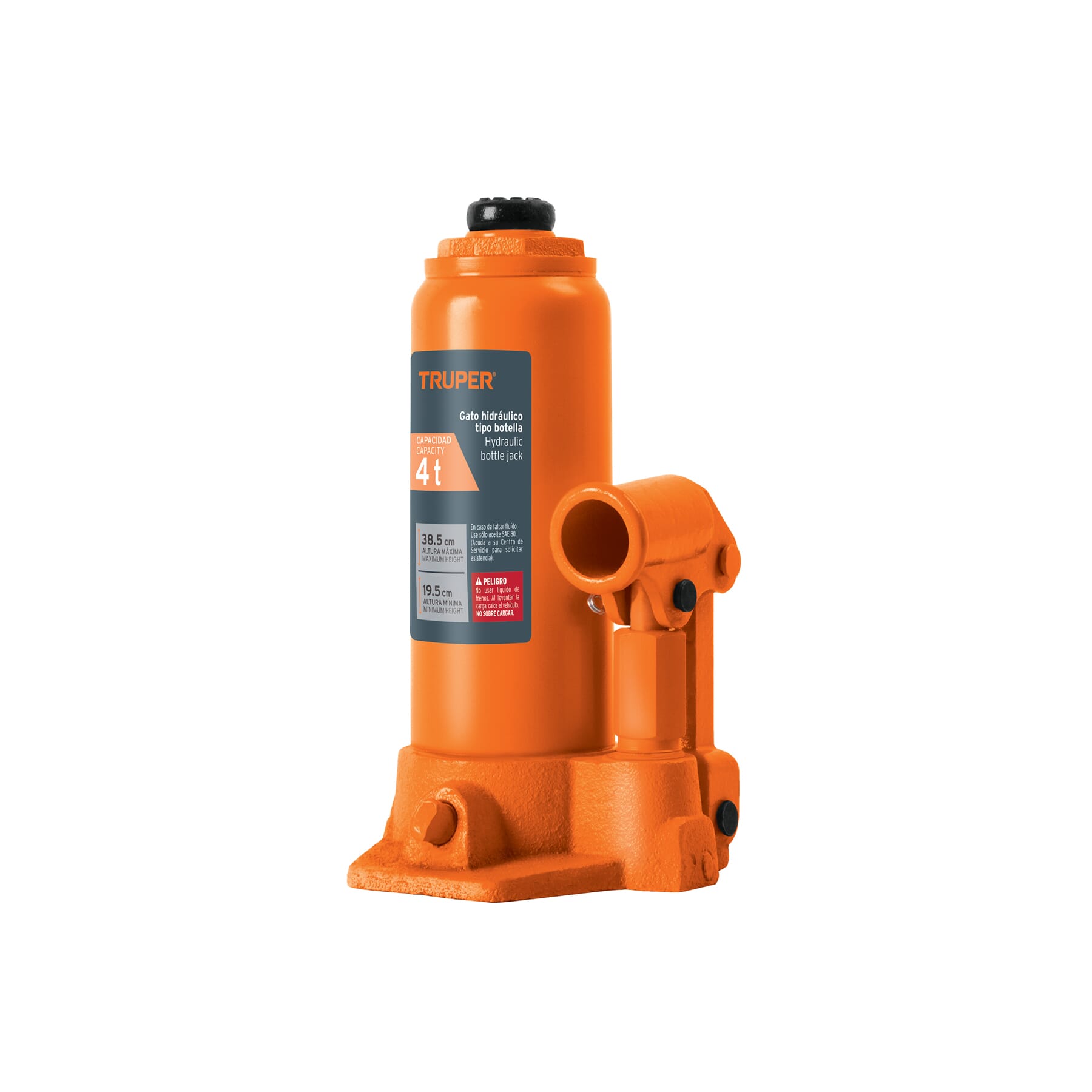 Truper Hydraulic Bottle Jack 4 Ton