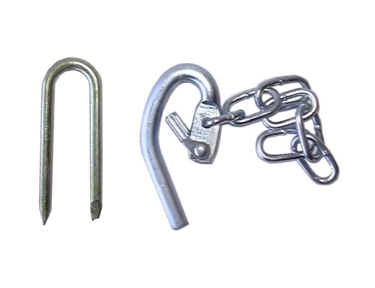 JP Farm Gate Fastener with Ring & Staple