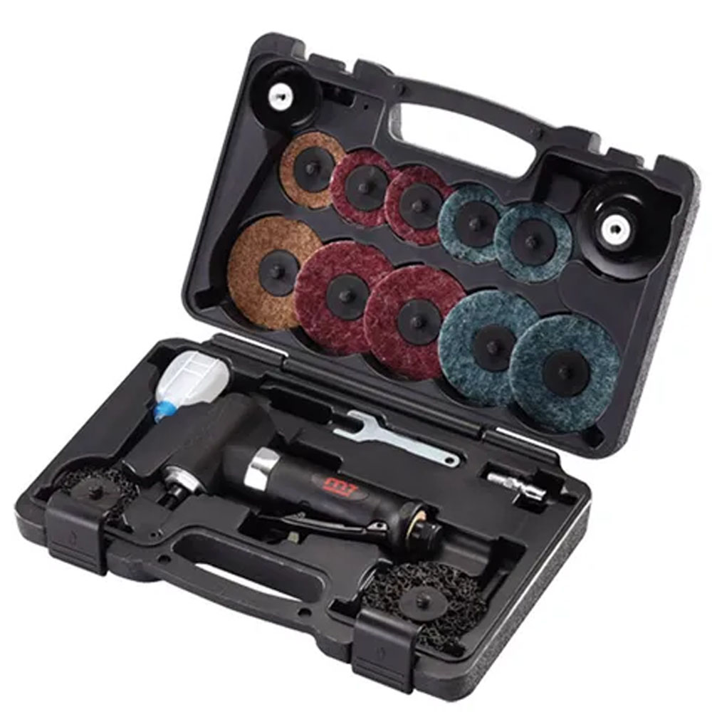 M7 18pc Air Polisher Kit 2in/3in 90 deg.