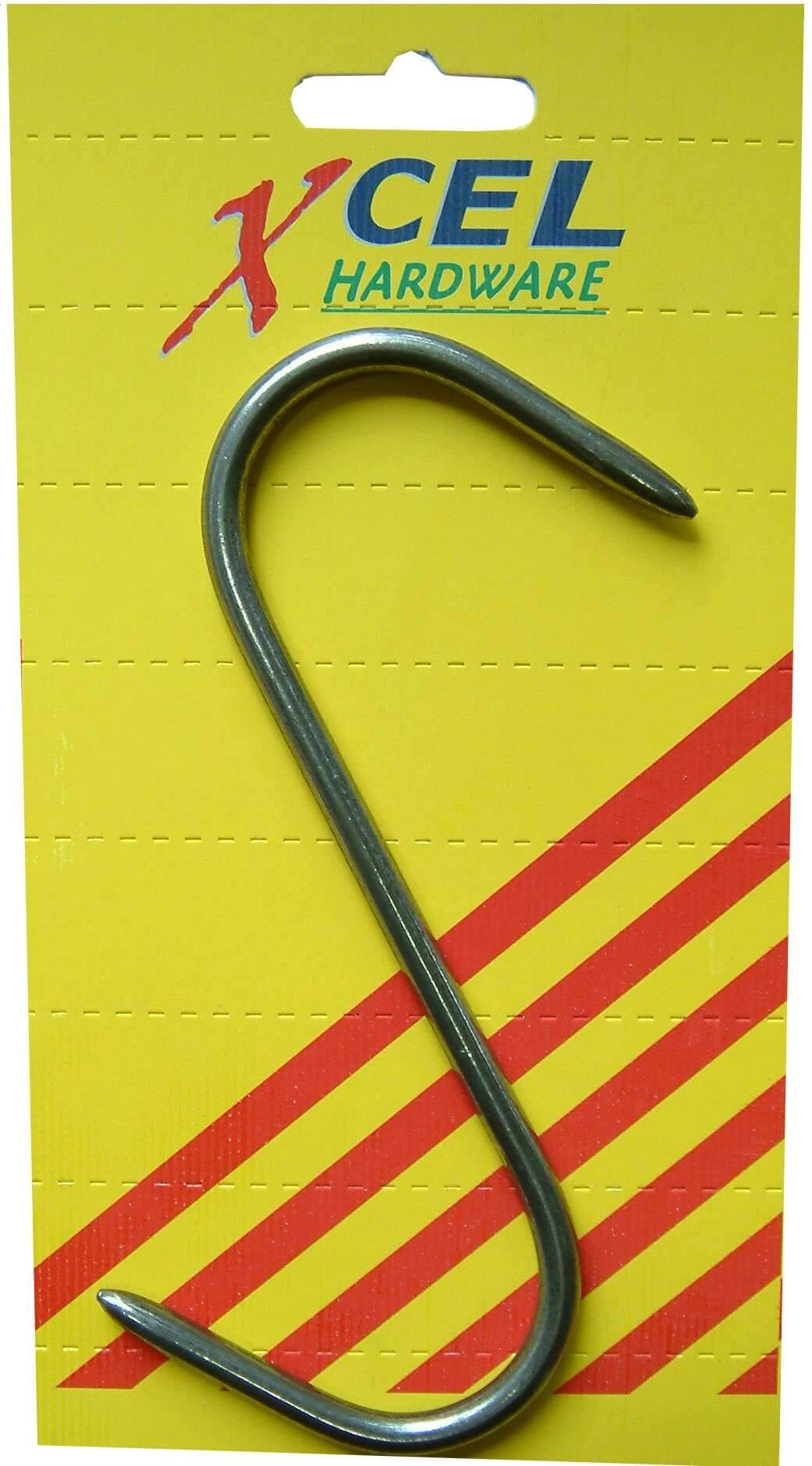 Xcel Meat S-Hook Stainless Steel 6mm x 150mm
