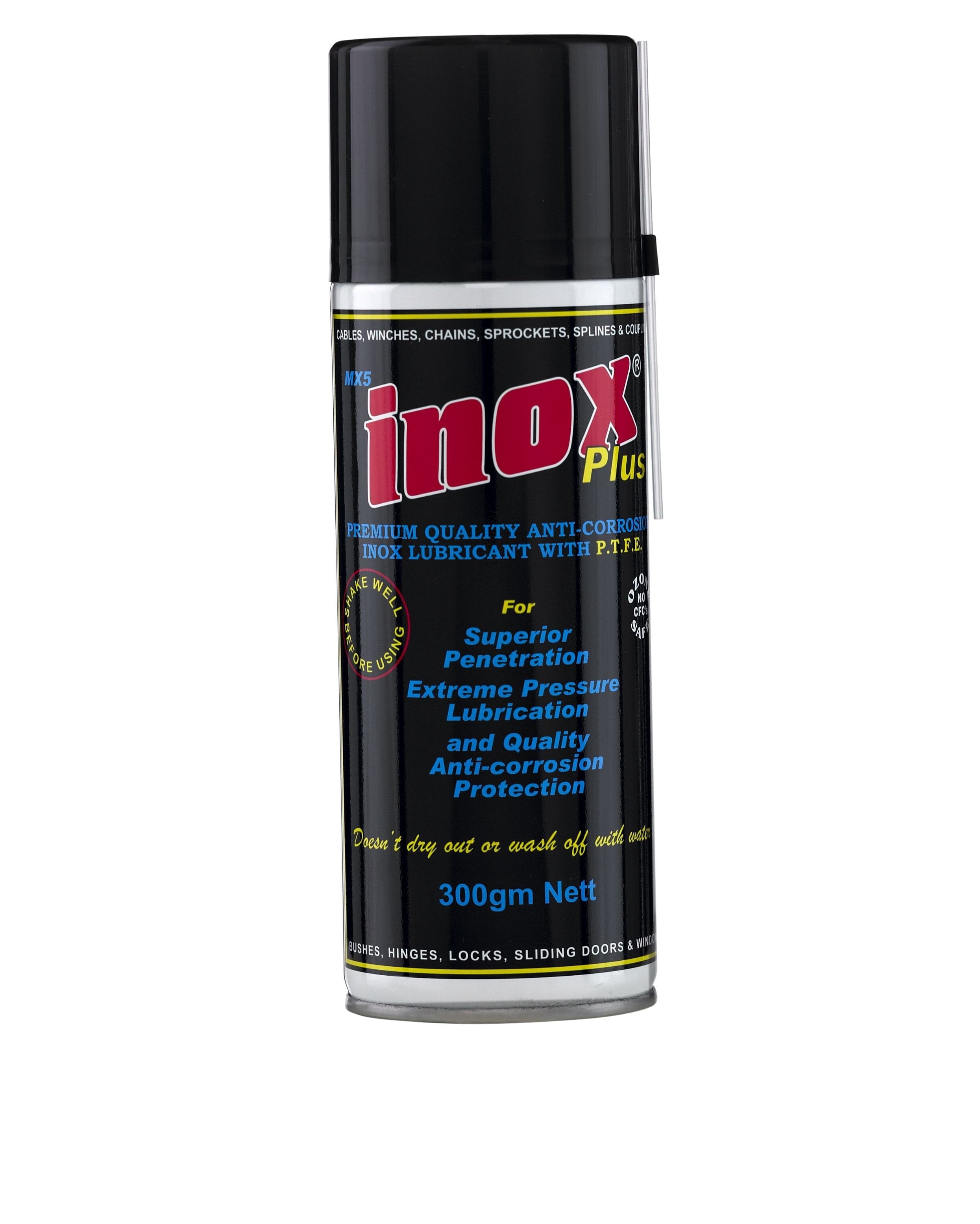 Inox MX5 Plus Lubricant with PTFE - Aerosol 300gm