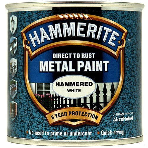 Hammerite Hammered 250ml White