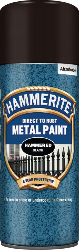 Hammerite Hammered 400ml Aerosol Black