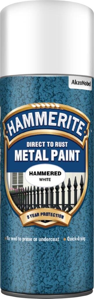 Hammerite Hammered 400ml Aerosol  White