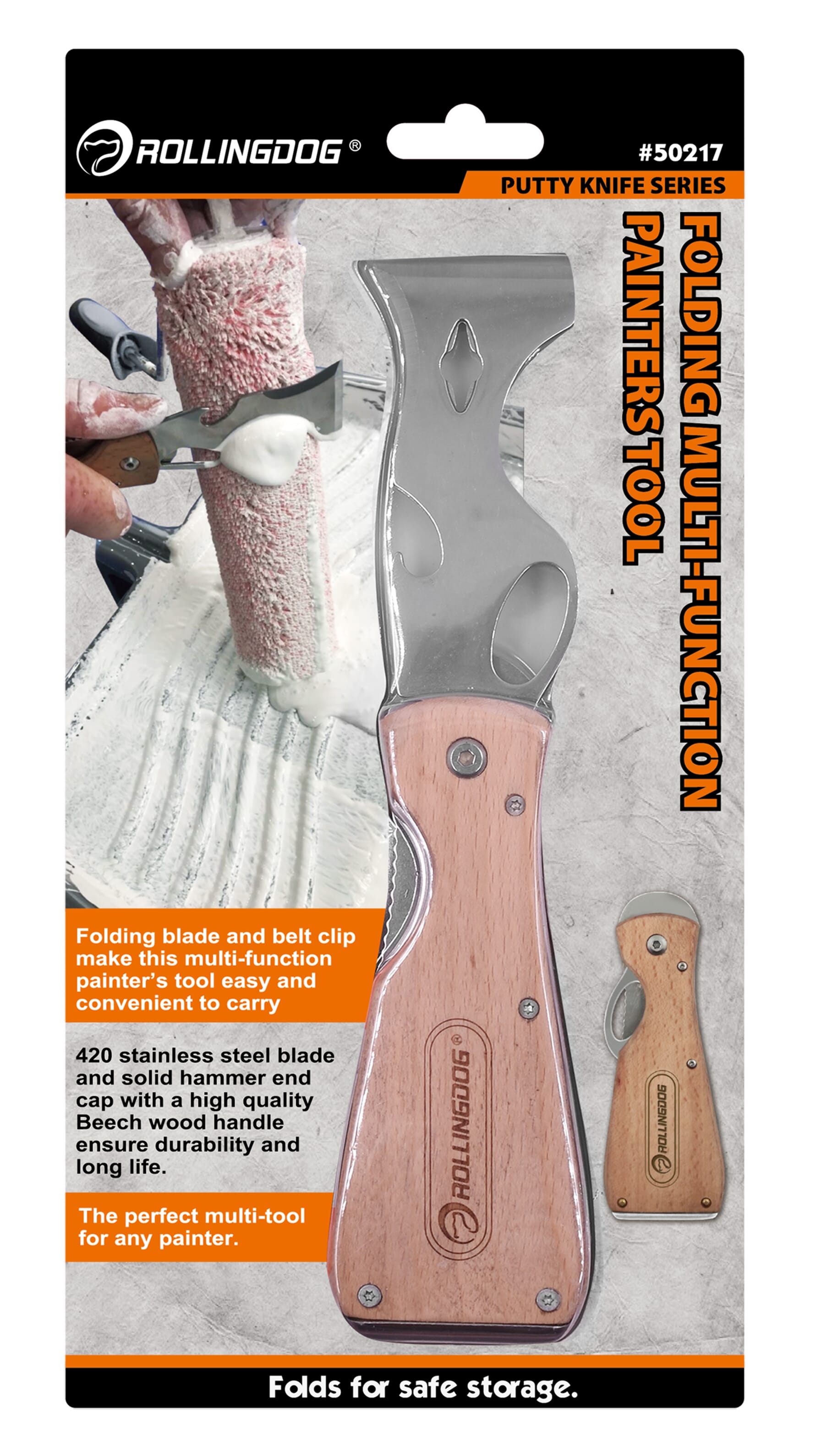 Rolling Dog Painters Multifunctional Folding Tool  -