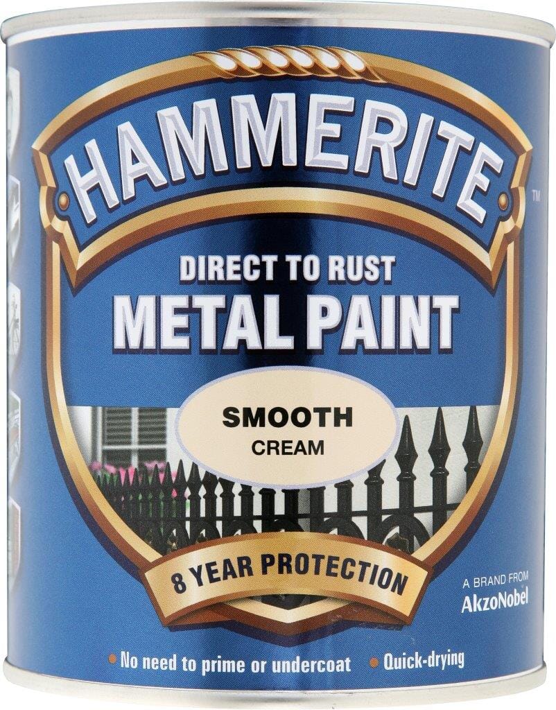 Hammerite Smooth 750ml Cream
