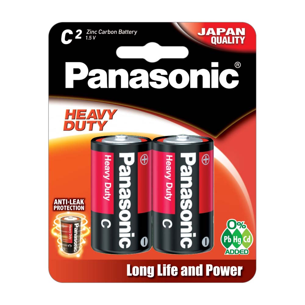 Panasonic C Battery Heavy Duty (2pk)