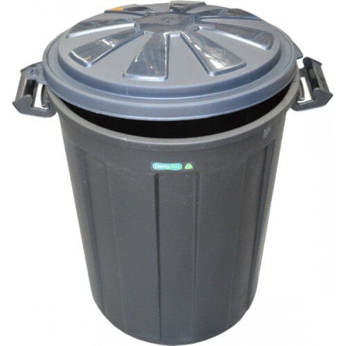 Xcel Rubbish Bin - Plastic With Lid 68L