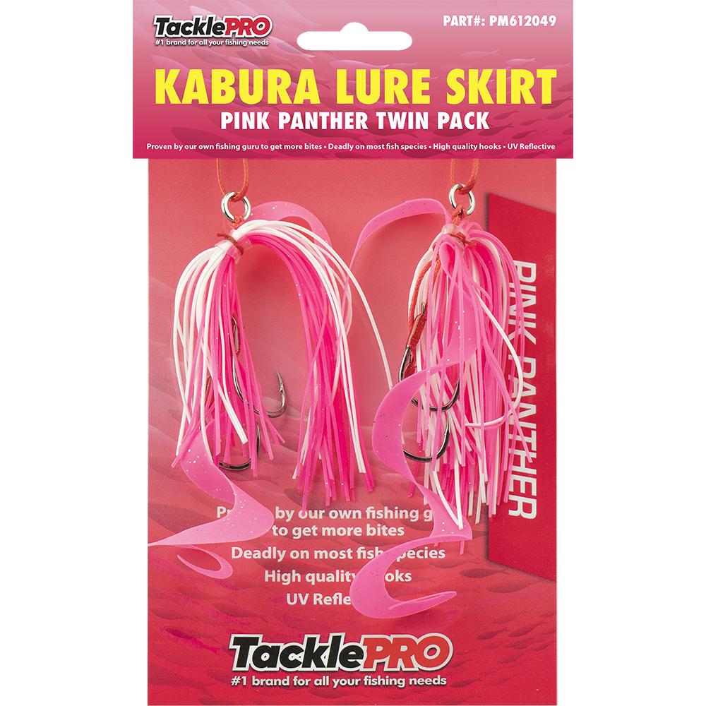 TacklePro Kabura Lure Skirt - Pink Panther (Twin Pack)
