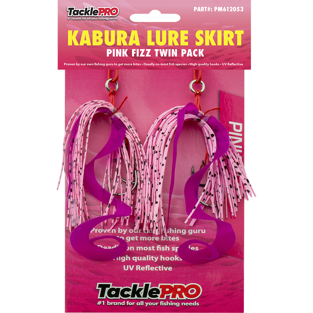 TacklePro Kabura Lure Skirt - Pink Fizz (Twin Pack)