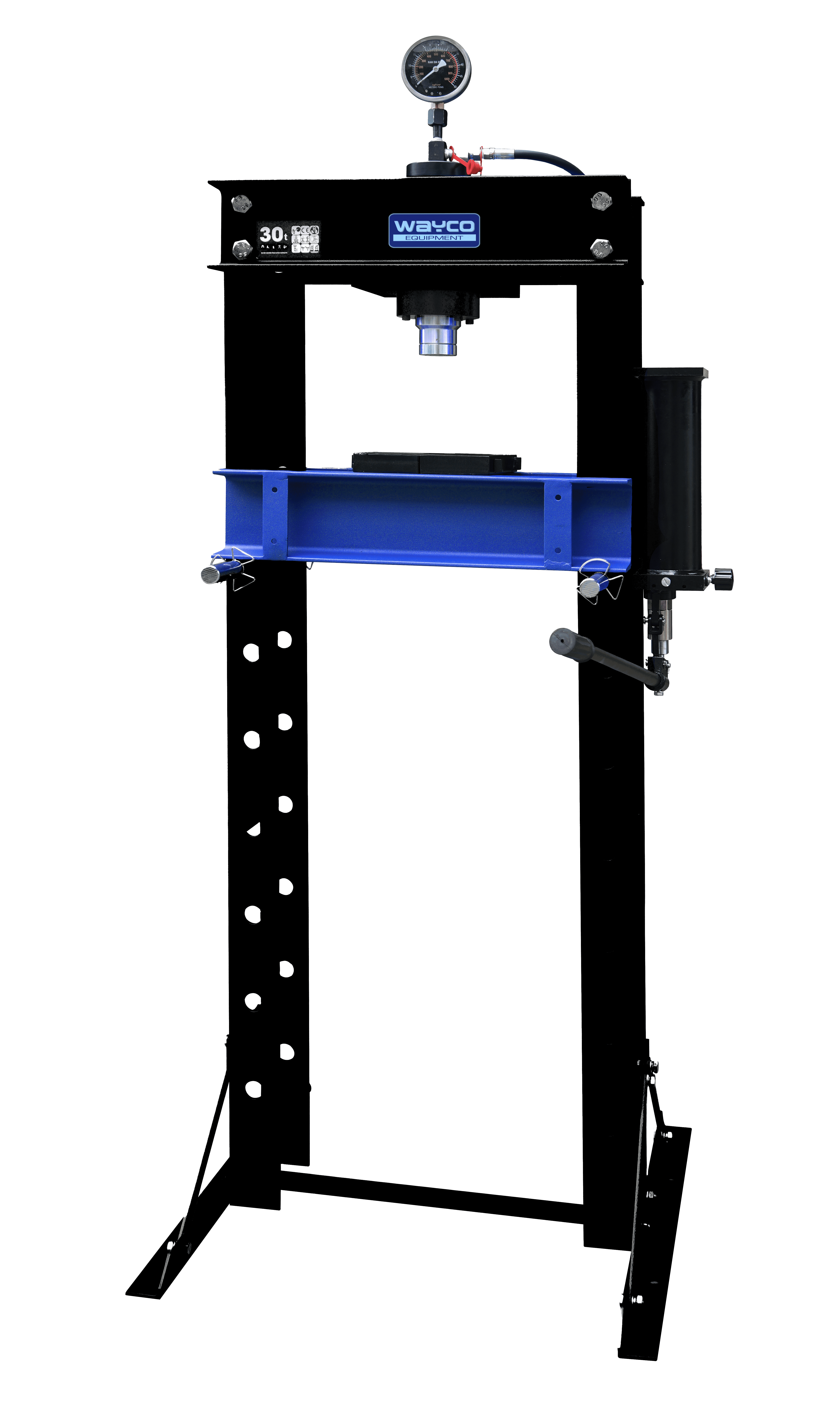 Wayco Hydraulic Shop Press Welded 30 Ton w/Hand Pump