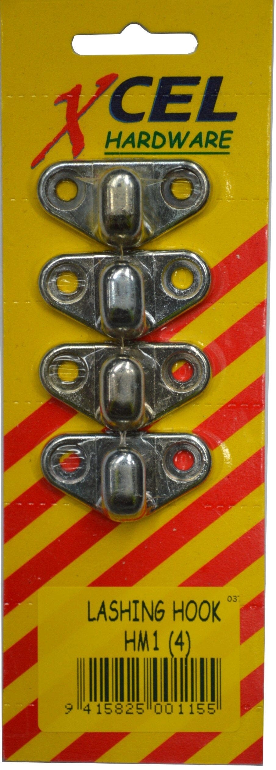 Xcel Lashing Hooks 4-pce HM1 Carded