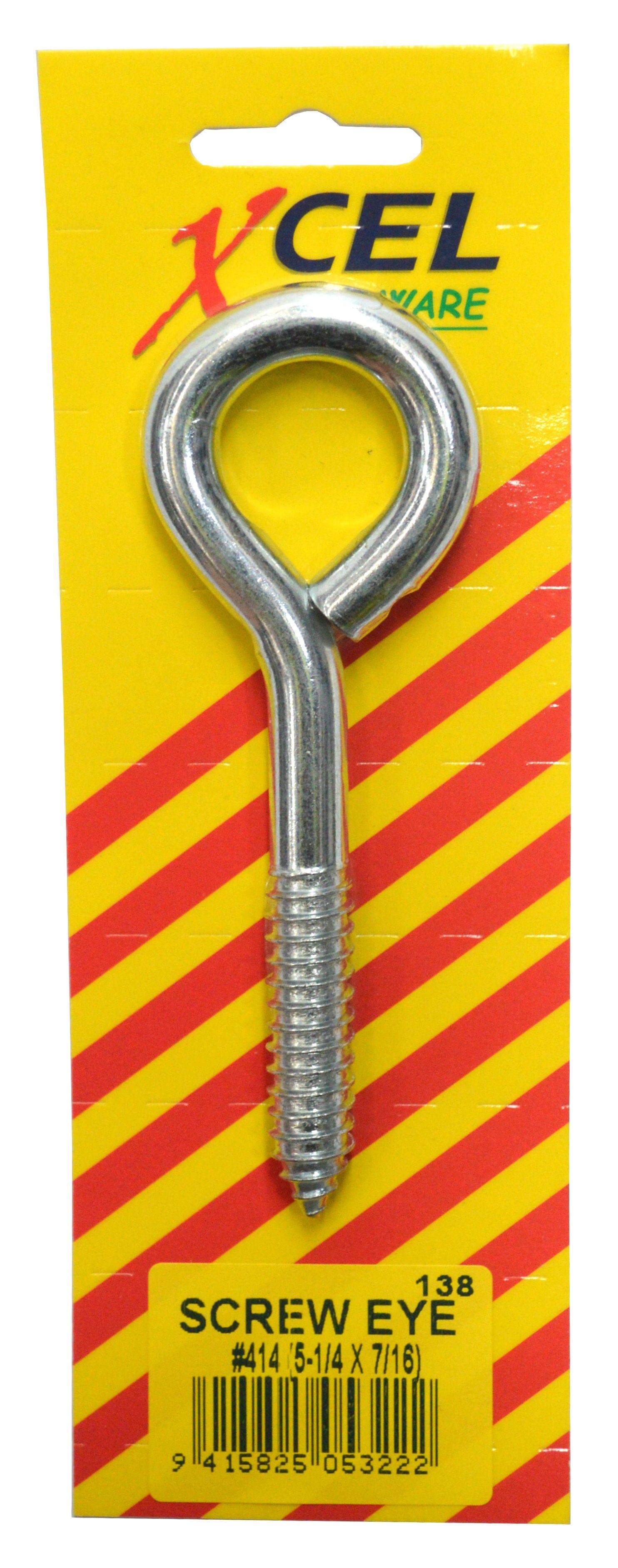 Xcel Screw Eye #414 5-1/4 x 7/16 inch Carded