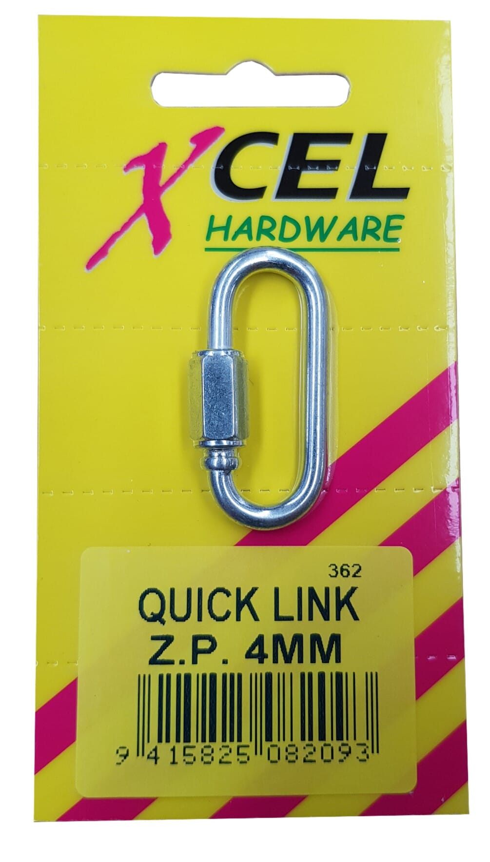 Xcel Quick Link ZP 4mm Carded