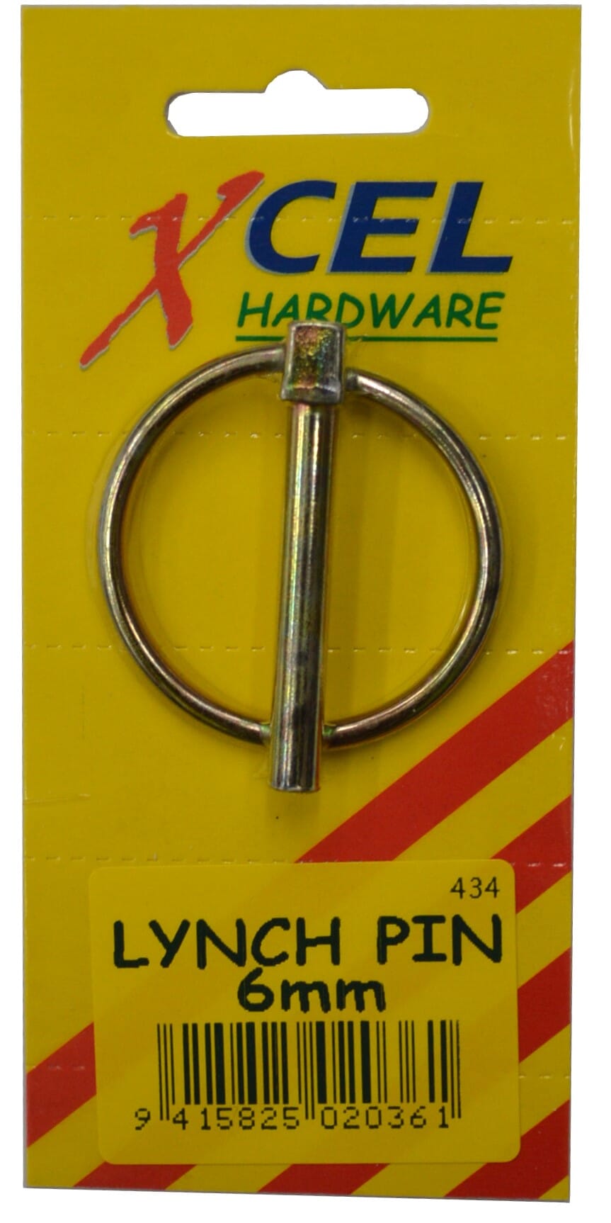 Lynch Pin 6mm Carded Xcel