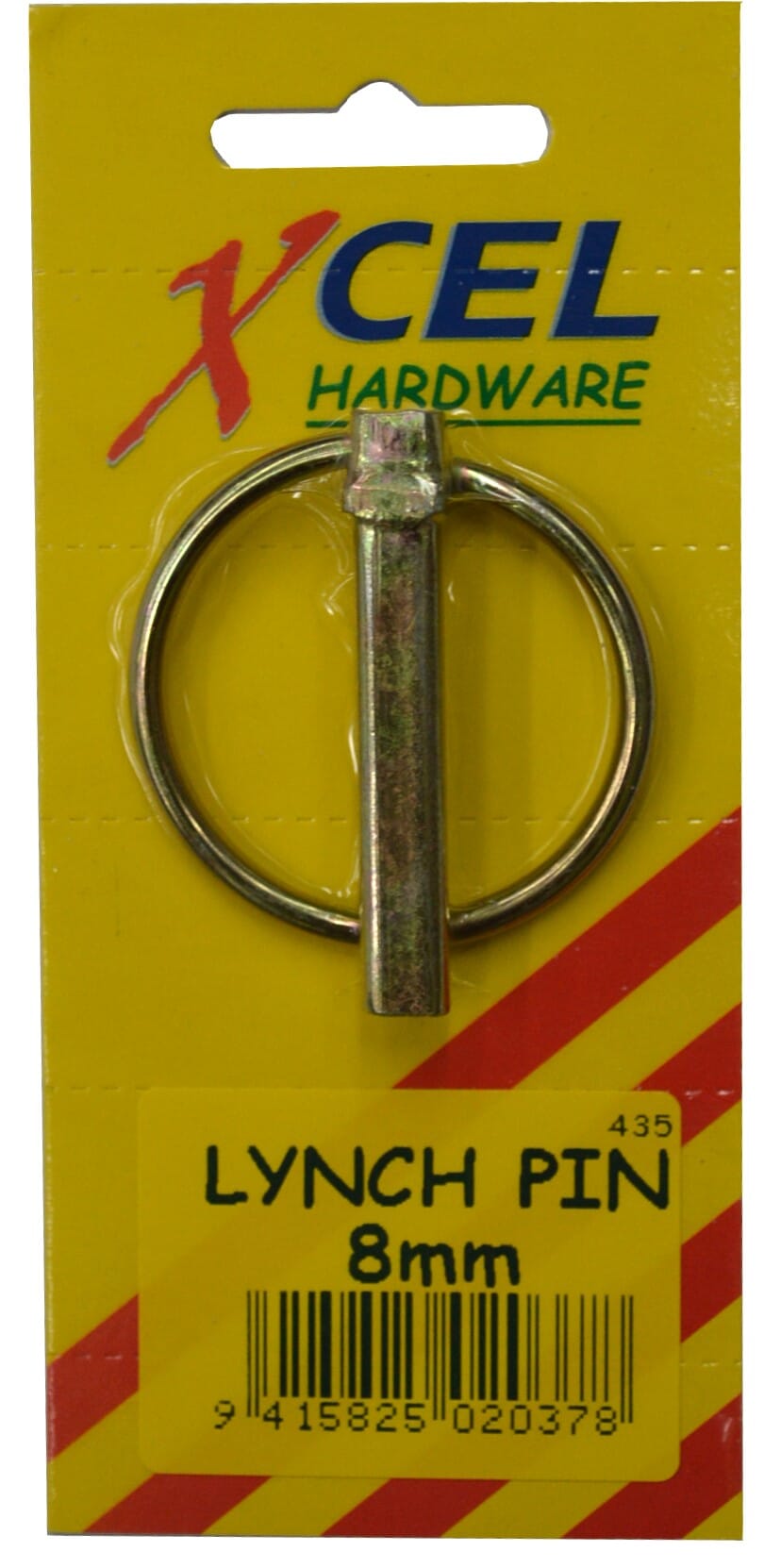 Lynch Pin 8mm Carded Xcel