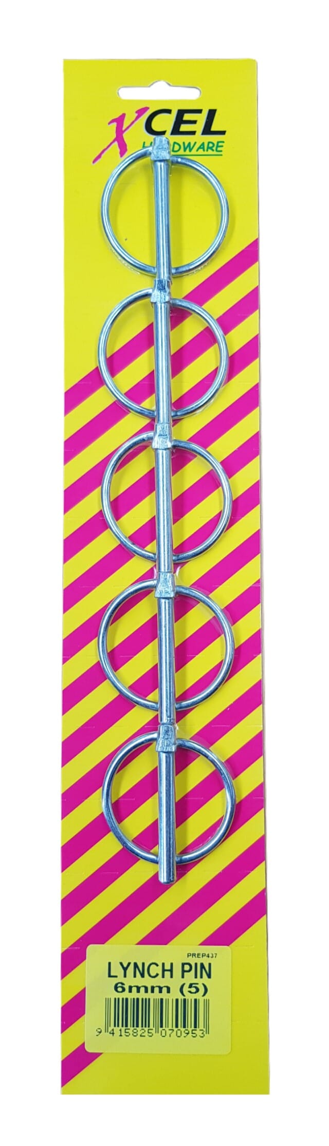 Xcel Lynch Pins 5-pce 6mm Carded