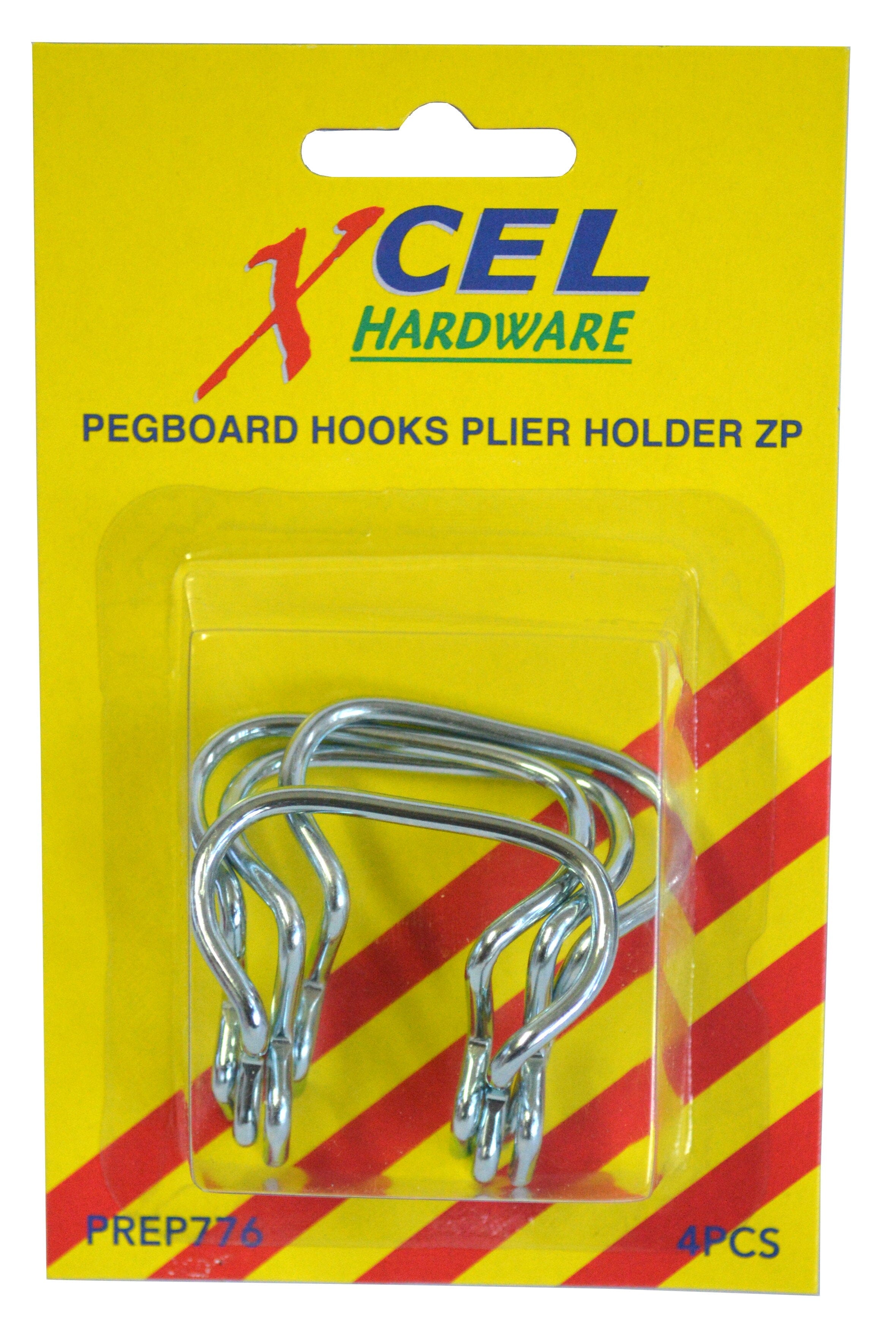 Xcel Pegboard Hooks Plier Holder 4pce #18613